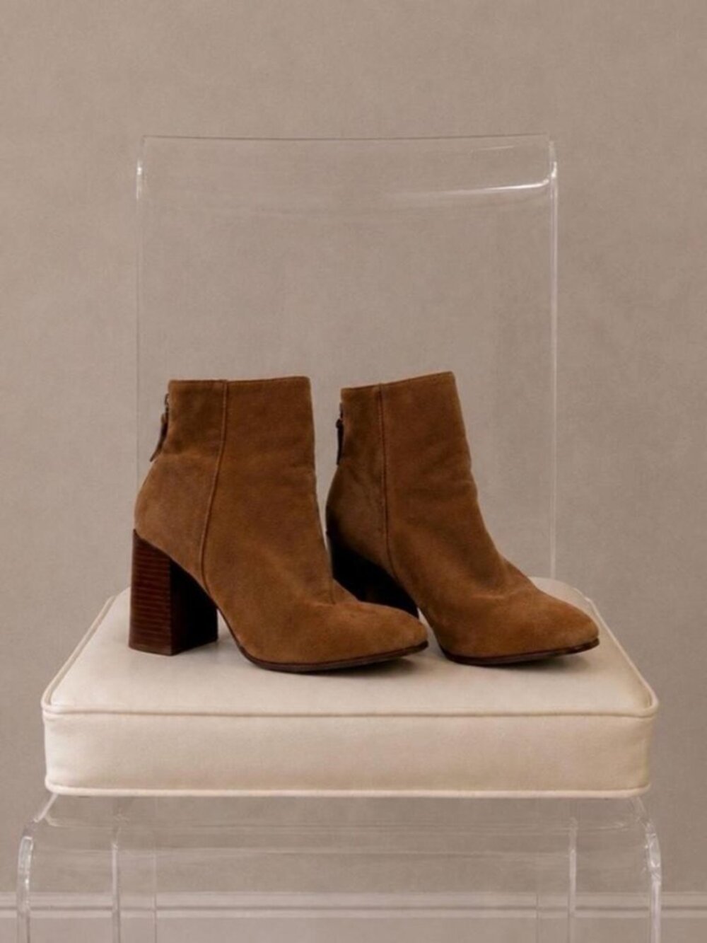 ALDO Brown Suede Ankle Boots Size 9